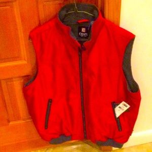 - Chaps feather touch vest size medium new with tags